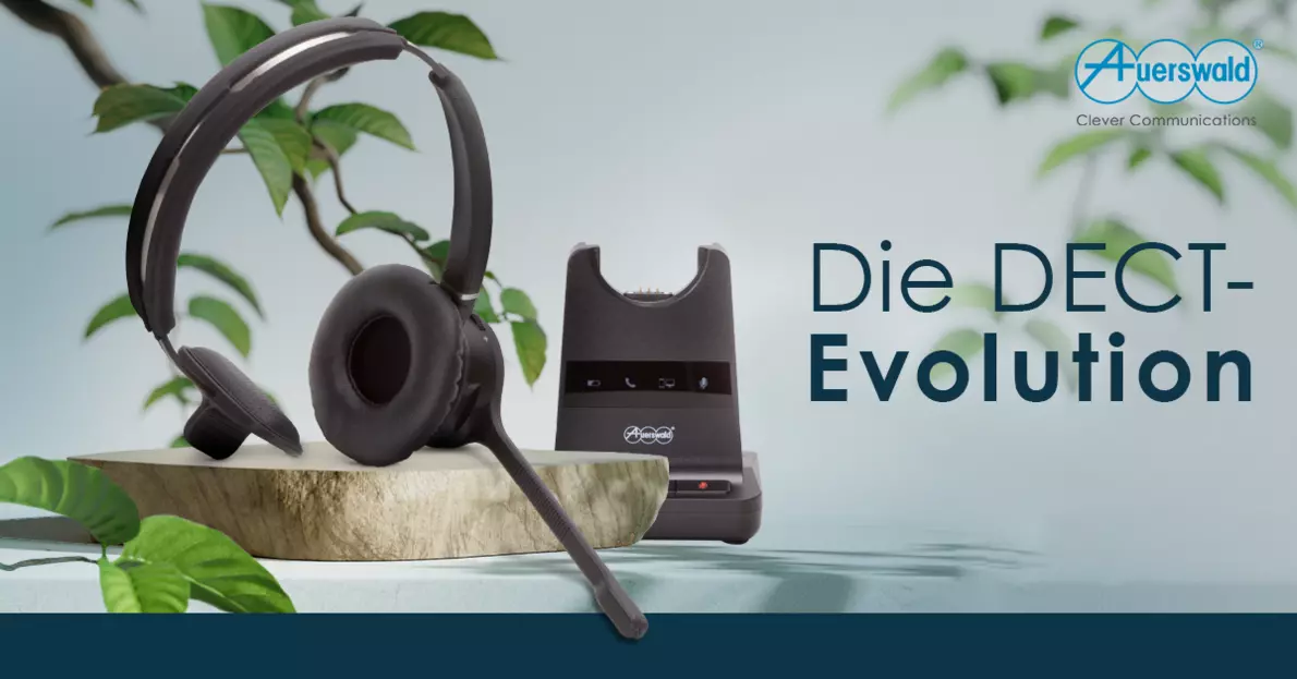 Pressebild Auerswald Ergonomisches DECT-Headset der Profiklasse!