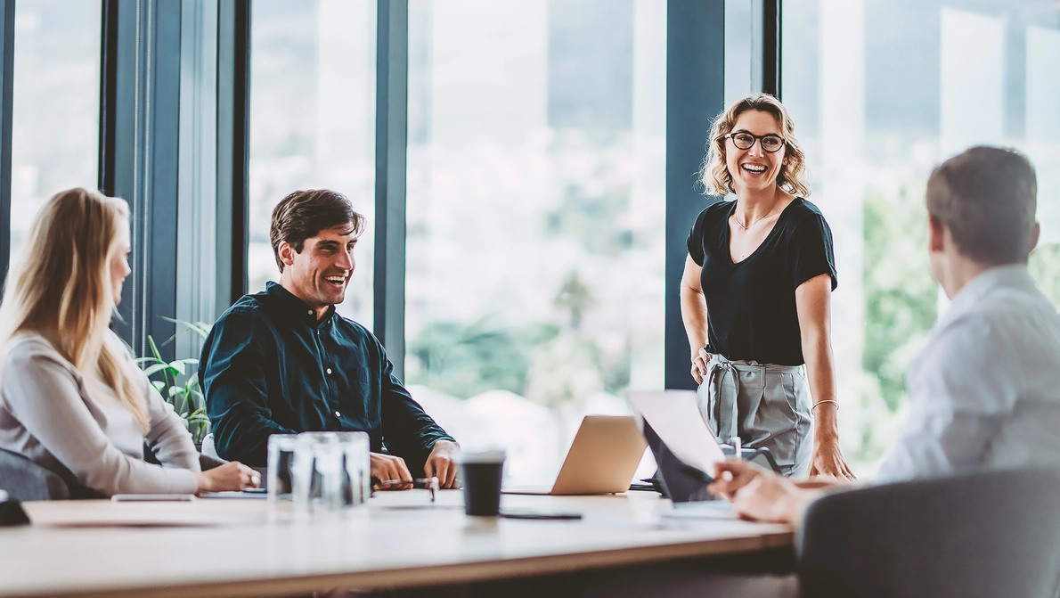 people in a meeting room