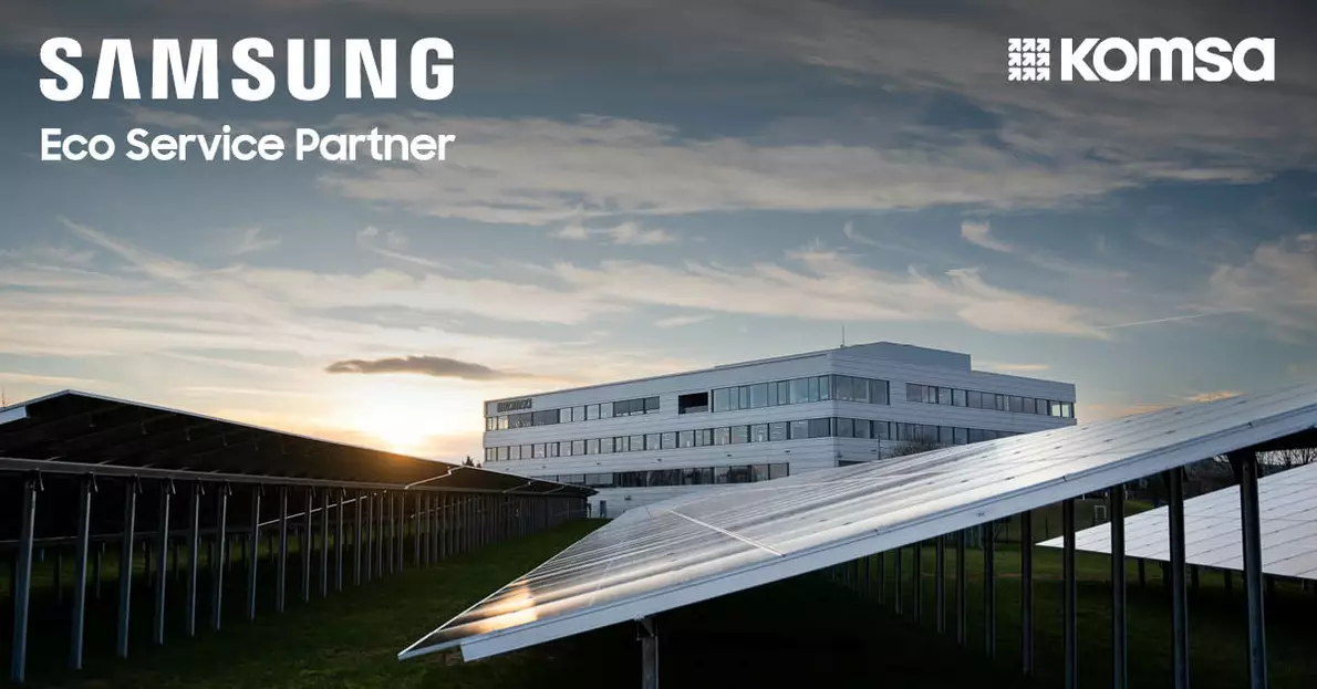 KOMSA erhält Samsung Eco Status KOMSA erhält Samsung Eco Status