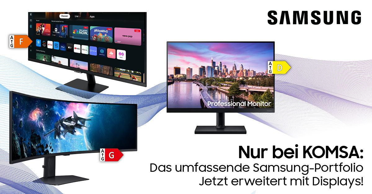 Samsung-Portfolio erweitert um Displays Samsung-Portfolio erweitert um Displays